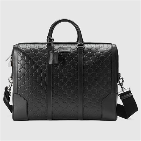 gucci mens briefcase bag|gucci signature leather briefcase.